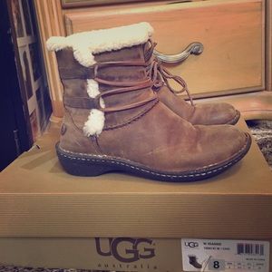 Ugg Riane boots, chocolate brown